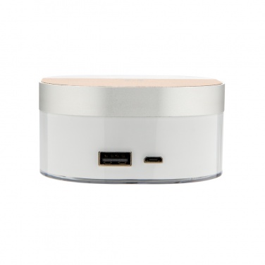 Logo trade advertising product photo of: Aria 5W Wireless Charging Digital Clock