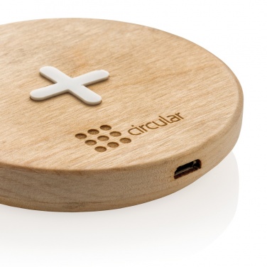 Logotrade promotional product picture of: 5W wood wireless charger