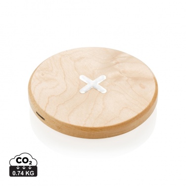 Logotrade promotional gift picture of: 5W wood wireless charger
