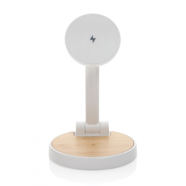 Logotrade advertising product image of: Ontario RCS rplastic 15W magnetic charging 2 in 1 stand