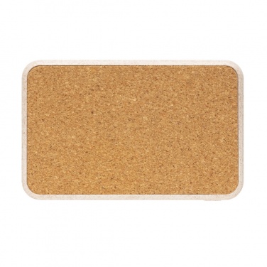 Logo trade promotional product photo of: Cork and Wheat 5.000 mAh pocket powerbank