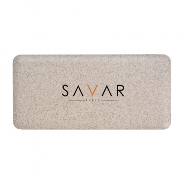 Logotrade promotional merchandise picture of: 10.000 mah wheat straw powerbank