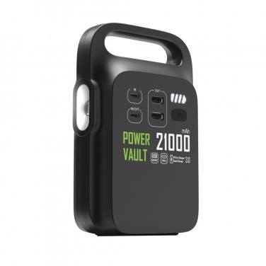 Logo trade promotional giveaway photo of: Power Vault RCS rplastic 21000 mAh portable power station