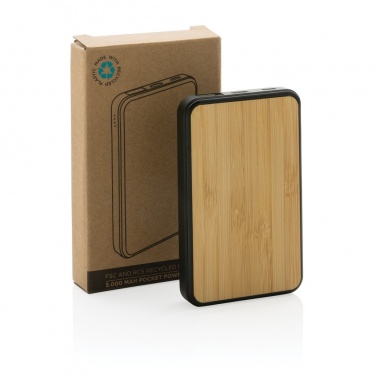 Logotrade advertising product picture of: RCS recycled plastic 5.000 mAh Powerbank