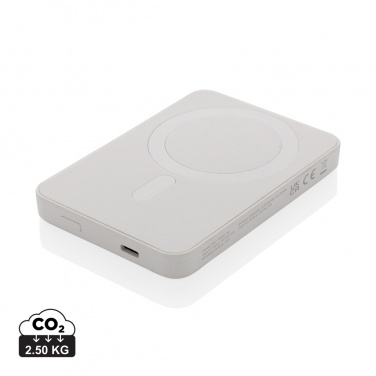 Logo trade corporate gifts picture of: Magnetix RCS recycled plastic 5000 mah magnetic powerbank