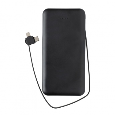 Logotrade promotional item picture of: Lockhart RCS recycled plastic 10.000 with integrated cables