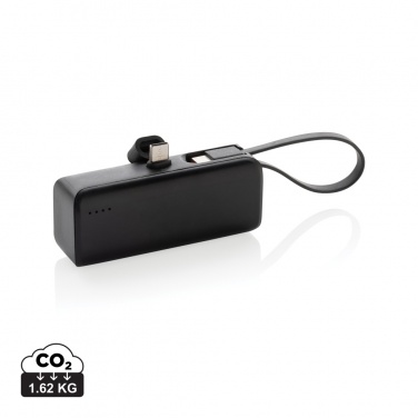 Logotrade corporate gift image of: Powerlink RCS rplastic 3000 mah powerbank USB C connector