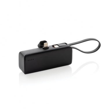 Logotrade corporate gift picture of: Powerlink RCS rplastic 3000 mAh powerbank iOS connector