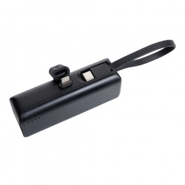 Logotrade promotional item image of: Powerlink RCS rplastic 3000 mAh powerbank iOS connector
