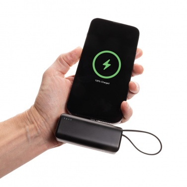 Logo trade promotional giveaways picture of: Powerlink RCS rplastic 3000 mAh powerbank iOS connector