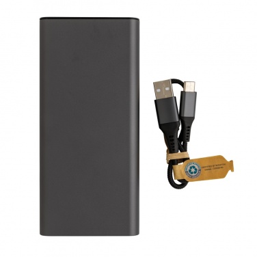Logotrade advertising product picture of: Terra RCS recycled 20W aluminium powerbank 20.000 mAh
