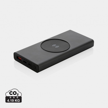 Logotrade promotional gift image of: Terra RCS recycled 18W aluminium 10000 powerbank 10W