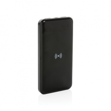 Logo trade promotional products image of: RCS standard recycled plastic wireless powerbank