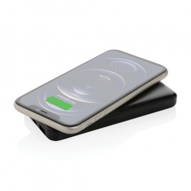 Logo trade promotional gifts image of: RCS standard recycled plastic wireless powerbank