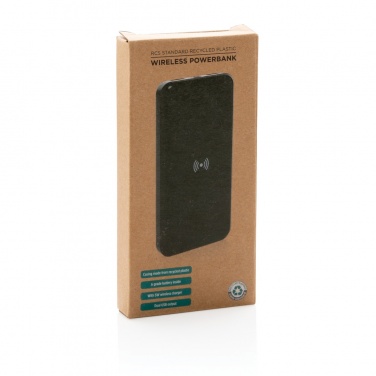 Logotrade promotional giveaway picture of: RCS standard recycled plastic wireless powerbank