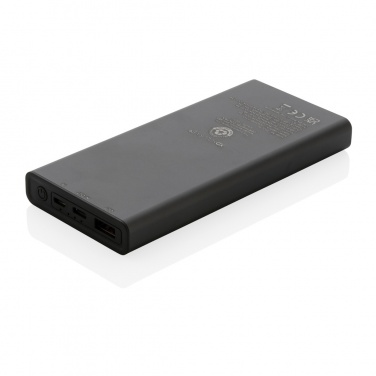 Logo trade promotional products picture of: Terra RCS recycled 18W aluminium powerbank 10.000 mAh