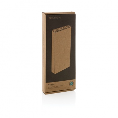 Logotrade promotional merchandise picture of: Terra RCS recycled 18W aluminium powerbank 10.000 mAh