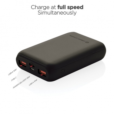 Logo trade promotional items image of: Urban Vitamin Alameda 10.000 mAh 18W PD powerbank