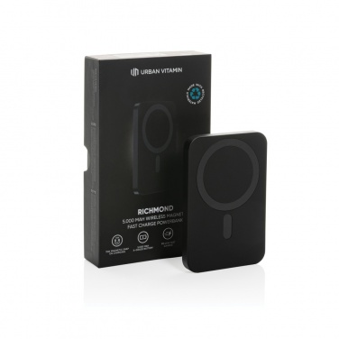 Logo trade promotional gifts picture of: Urban Vitamin Richmond RCS plastic/alu 5000mah powerbank