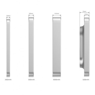 Logotrade promotional item picture of: Urban Vitamin Malibu RCS plastic/alu 5000 mah powerbank