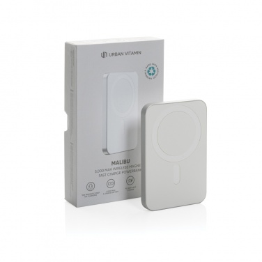 Logotrade promotional gift image of: Urban Vitamin Malibu RCS plastic/alu 5000 mah powerbank