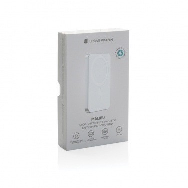 Logotrade promotional merchandise picture of: Urban Vitamin Malibu RCS plastic/alu 5000 mah powerbank