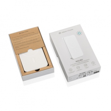 Logo trade corporate gifts image of: Urban Vitamin Malibu RCS plastic/alu 5000 mah powerbank