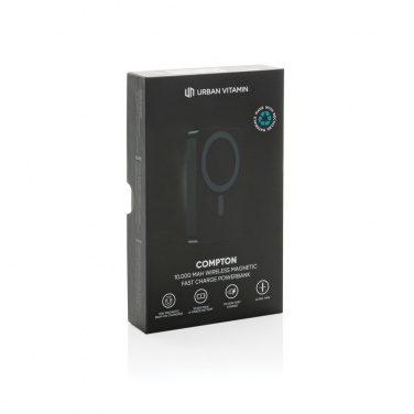 Logo trade business gifts image of: Urban Vitamin Compton  RCS plastic/alu 10.000 mah powerbank