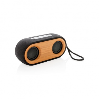 Logotrade promotional items photo of: Bamboo X double speaker
