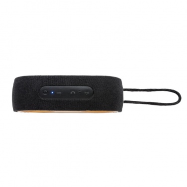 Logo trade promotional items image of: Bamboo X double speaker