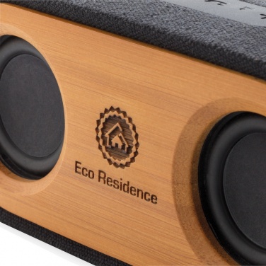 Logo trade business gifts image of: Bamboo X double speaker
