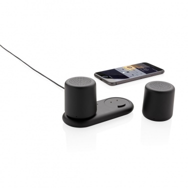 Logo trade promotional items picture of: Double induction charging speaker