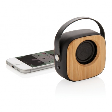 Logotrade advertising product image of: Bamboo 3W Wireless Fashion Speaker
