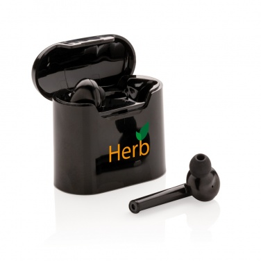 Logotrade promotional gifts photo of: Liberty wireless earbuds in charging case