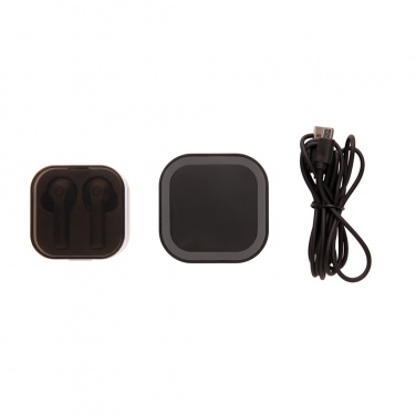 Logotrade promotional giveaways photo of: TWS earbuds in wireless charging case