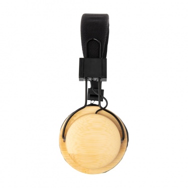 Logo trade promotional merchandise photo of: Bamboo wireless headphone