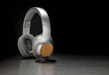 Logo trade advertising product photo of: Dakota Bamboo wireless headphone