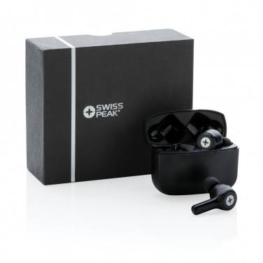 Logo trade promotional giveaway photo of: Swiss Peak ANC TWS earbuds