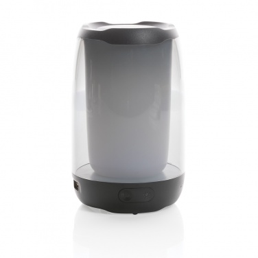 Logo trade promotional merchandise picture of: RCS recycled plastic Lightboom 5W speaker