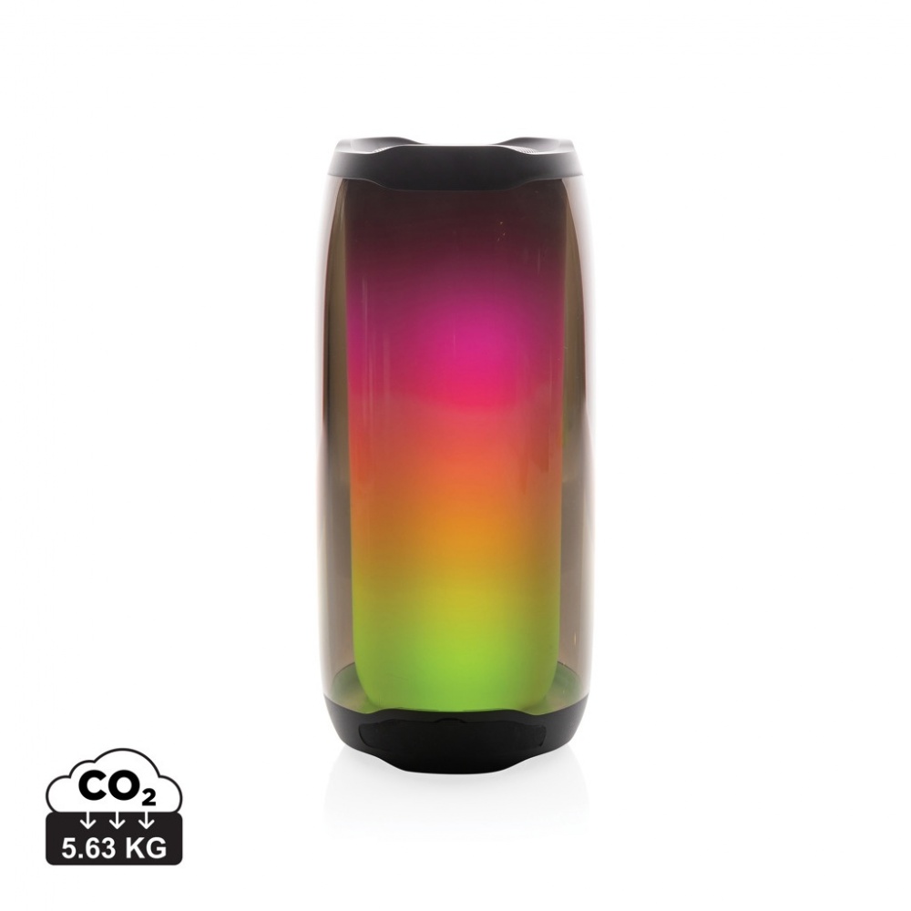 Logo trade corporate gifts image of: RCS recycled plastic Lightboom 10W speaker
