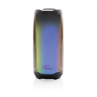 Logo trade promotional products picture of: RCS recycled plastic Lightboom 10W speaker