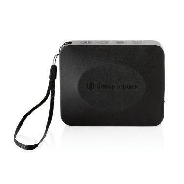 Logo trade promotional item photo of: Urban Vitamin Vallejo RCS rplastic 3W speaker IPX 7