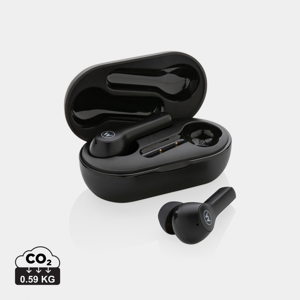 Logo trade promotional products picture of: Motorola IPX5 TWS MOTO buds 85