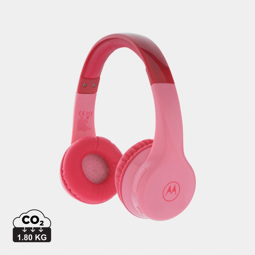 Logo trade promotional giveaways image of: Motorola JR 300 kids wireless safety headphone