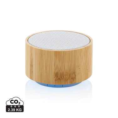 Logotrade advertising product image of: RCS recycled plastic and bamboo 3W wireless speaker