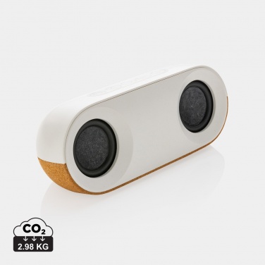 Logotrade corporate gift picture of: Oregon RCS recycled plastic and cork 10W speaker