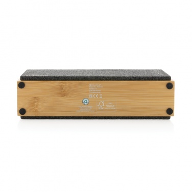 Logo trade advertising product photo of: Wynn 10W bamboo wireless speaker