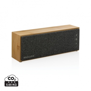 Logo trade promotional item photo of: Wynn 10W bamboo wireless speaker