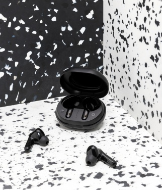 Logo trade advertising products picture of: RCS standard recycled plastic TWS earbuds