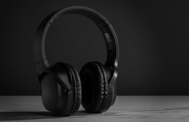 Logotrade promotional item picture of: RCS recycled plastic Elite Foldable wireless headphone